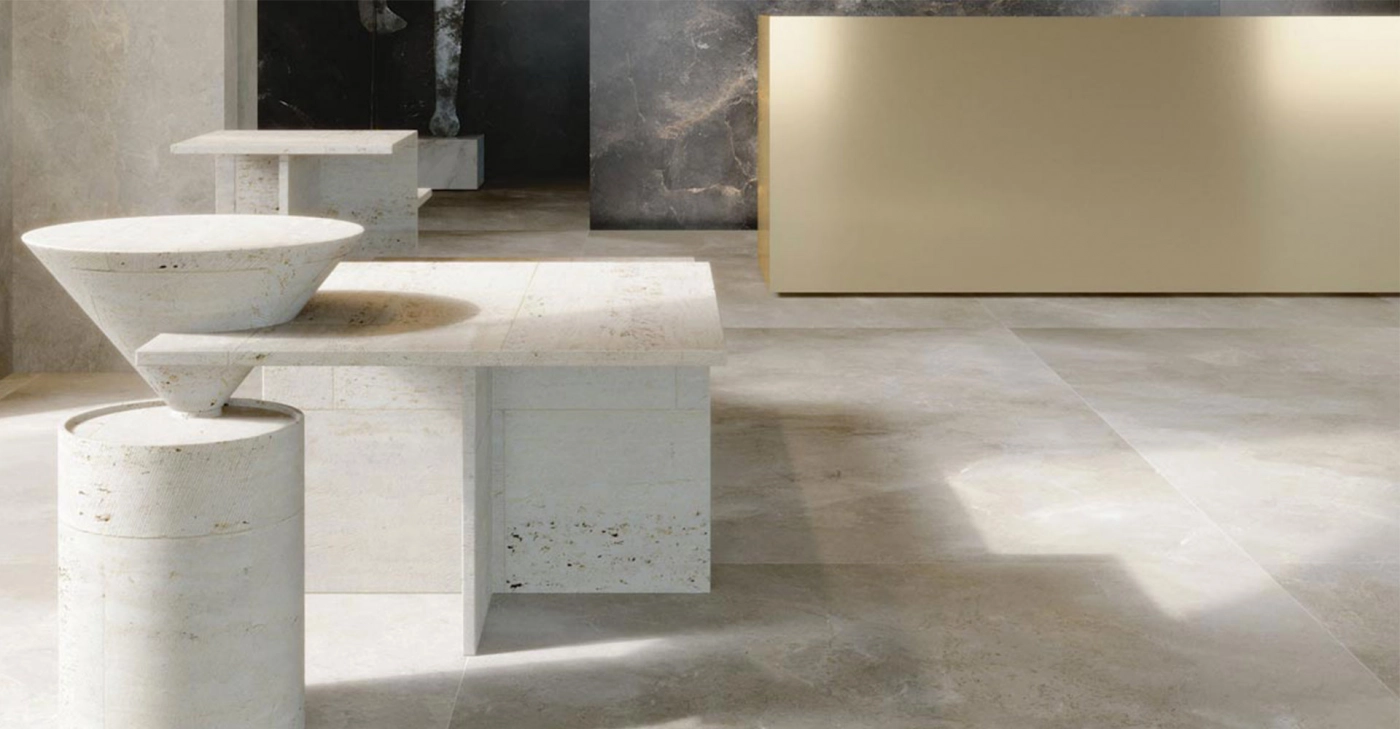 კერამიკული ფილა WHITE AION matt 3