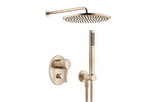 META shower brushed light  Gold