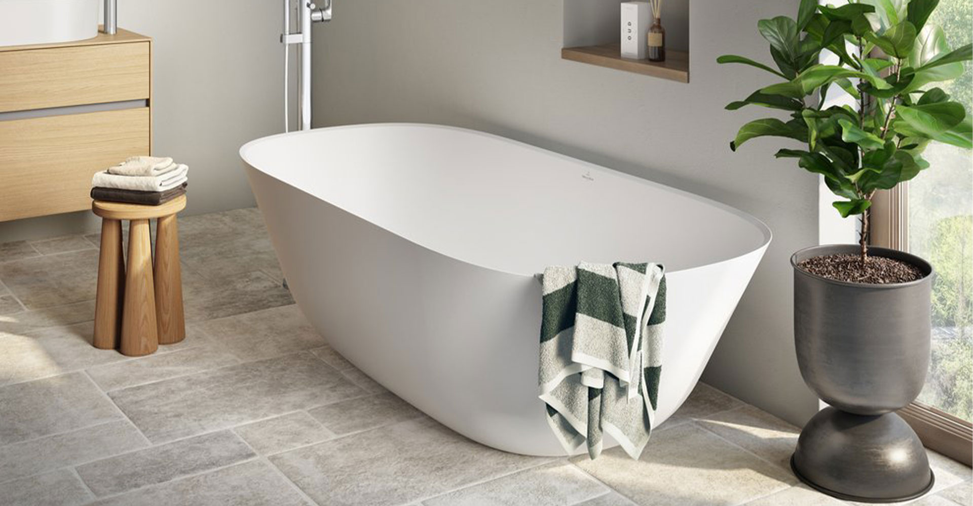 THEANO BATH stone white 1