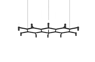 CROWN PLANA BLACK PLATED