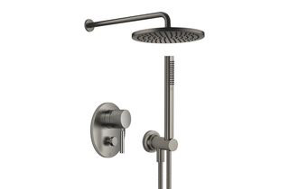 META shower dark platinum matt