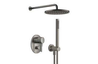 META shower dark platinum matt