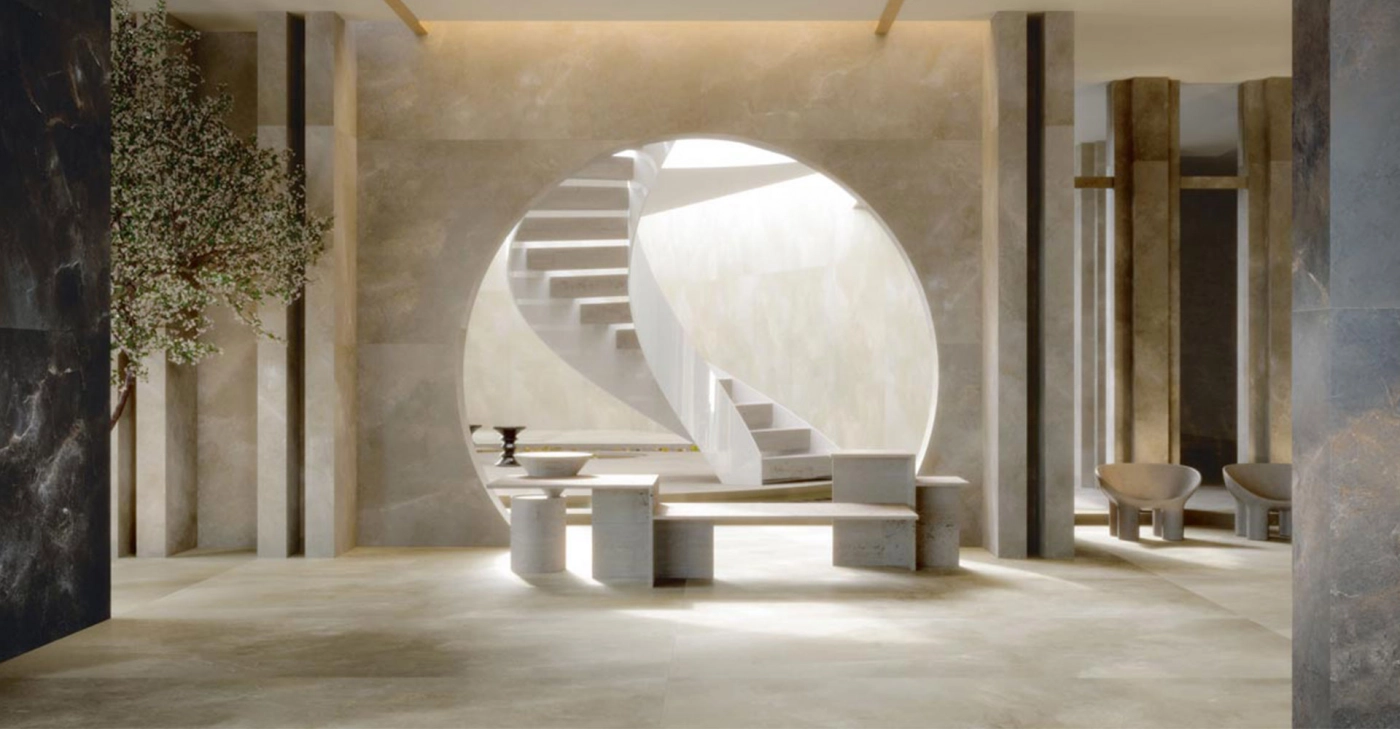 კერამიკული ფილა WHITE AION matt 2